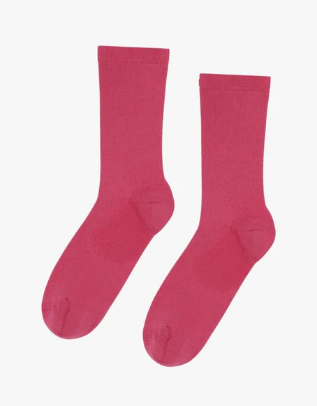 Colorful Standard Ws Organic Cotton Socks - Raspberry Pink