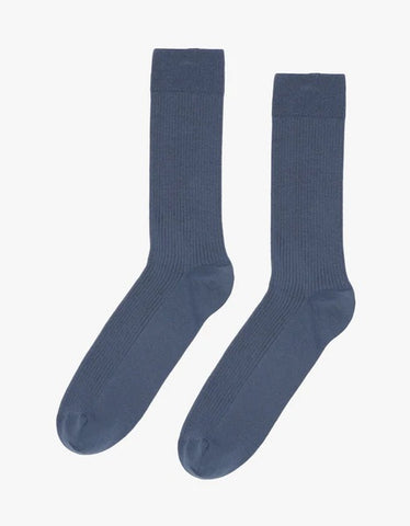 Colorful Standard Ms Organic Cotton Socks - Petrol Blue