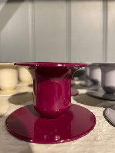 Kunstindustrien Bell Candlestick - Bordeaux