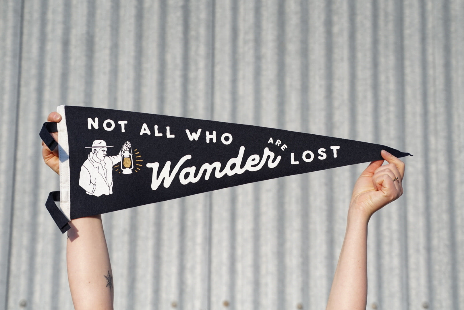 Oxford Pennant - Not All Who Wander Are Lost