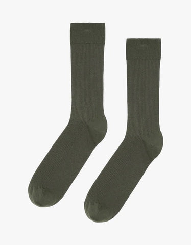 Colorful Standard Ms Organic Cotton Socks - Dusty Olive