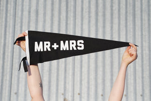 SALE Oxford Pennant - Mr & Mrs